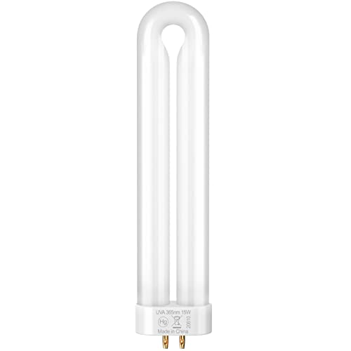 GOOTOP T6, T8, T9 Bug Zapper Replacement Bulb, 15W, 4-Pin Base, U-Tube Bulb GOOTOP T6, T8, T9 Bug Zapper Replacement Bulb, 15W, 4-Pin Base, U-Tube Bulb