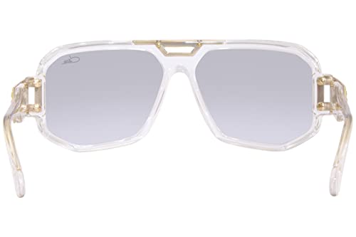 Cazal Legends 675 003 Sunglasses Men's Crystal/Gold/Silver Mirror 60mm, Lens-60 Bridge-14 B-48 ED-64 Temple-1354