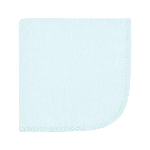Image of Hudson Baby Unisex Baby Flannel Cotton Poly Washcloths, Boy New Elephant 10Pk, One Size