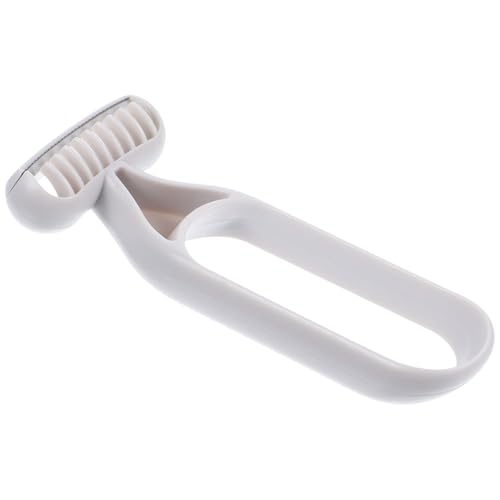 HOLIDYOYO Depiladora Corporal para Mujeres Recortadora de Vello de Axilas y Piernas Portátil en Plástico ABS Color Gris Claro Herramienta de Depilación Suave y Precisa para Cuidado Personal