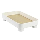 MINAOLULUS 木製収納トレイ 大容量デスクトップオーガナイザー 素材 耐久性 キー ジュエリー収納用 玄関や化粧台の整理整頓に おしゃれなイン