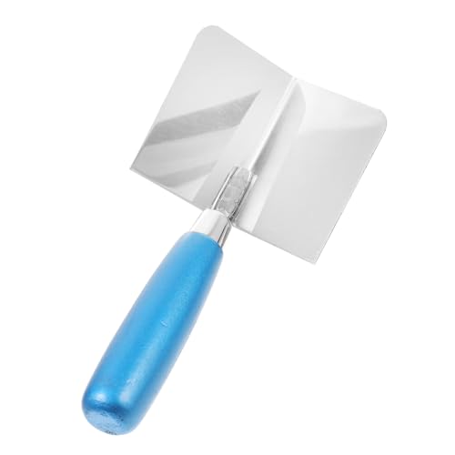 HOLIDYOYO Ergonomic Trowel Garden Tool Corner Trowels for inside Corner Knife Stainless Plastering Tool Comfortable Grip