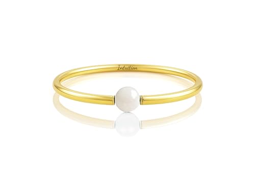 Bracelet pierre de lune blanche pour femme l'accessoire idéal au quotidien
