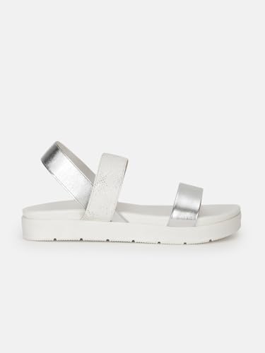 Image of Marc Loire Women Platform Heel Fashion Sandal With Slingback Strap; Casual Footwear