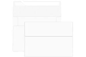 Premium A6 Invitation Envelopes (4.75 x 6.5 inches, White)