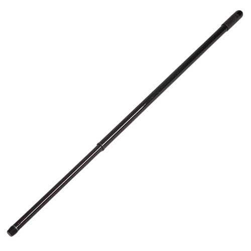 Novaliv Teleskop Besenstiel mit Gewinde 80-130 cm Schwarz Metallstiel für Besen deutsches Gewinde Universalstiel Stab Ersatzstiel Teleskopstiel Ersatzteil Stiel Ersatz Teleskopstange