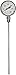 Ashcroft EI Series Bimetal Thermometer, 3" Dial Size, 1/2" NPT Every Angle Stem Connection, 12" Stem Length, 0?C-300?C Temperature Range
