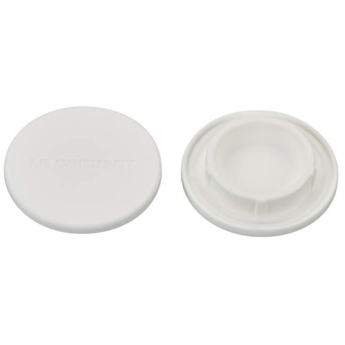 Le Creuset Set of 2 Silicone Mill Caps - White
