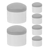 KOMBIUDA Protectores para Asiento de Inodoro 6 Unidades, Almohadillas Antideslizantes de Silicona 20 Mm, Parachoques Autoadhesivos Silenciosos para Reducción de Ruido y Protección