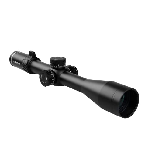 Riton Optics Series 5 Conquer 5-25x56 MRAD Riflescope First Focal Plane HD Glass Illuminated Reticle with Integrated Removable Two Location Three Available Height Throw Levers - Riton