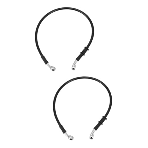 COSMEVIVI 2 Pcs Brake Hose for Motorbike Replacement Wire Kit Front Hoses Nylon Material Compatible Various Bikes