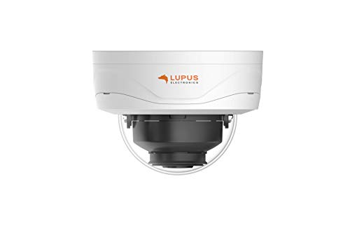 Lupus – LE224 8MP PoE IP Kamera für draußen, SD Slot, Motorzoom, Nachtsicht, Bewegungserkennung, Ios und Android App, Integrierbar in Die LUPUSEC