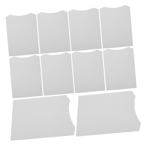 CIYODO 10pcs Cardboard Shirt Liners T-Shirt Folder Cardboard Folding Board Folder Flipfold Adult