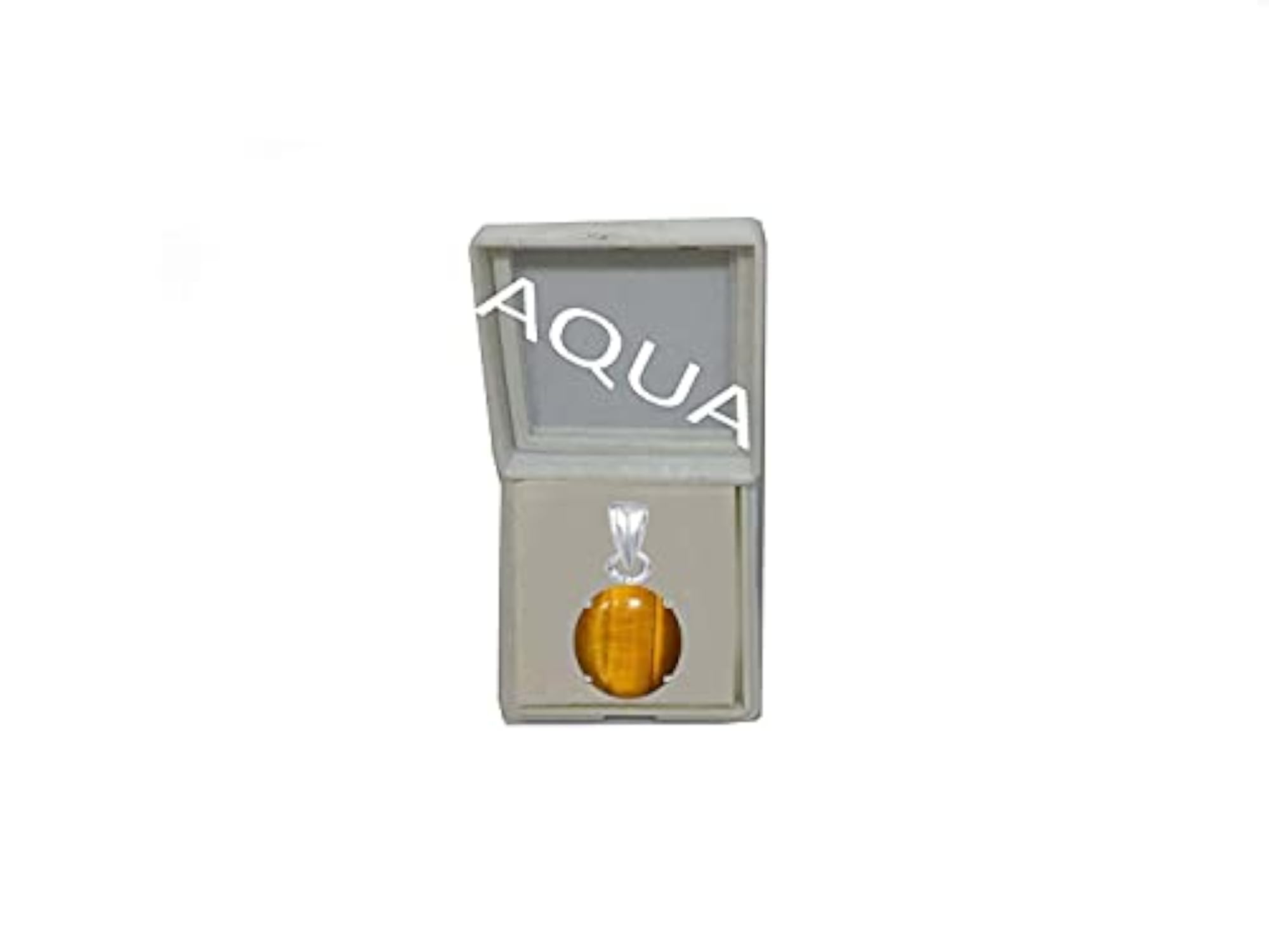 925 Silver Tiger Eye Astrological Birthstone Pendant