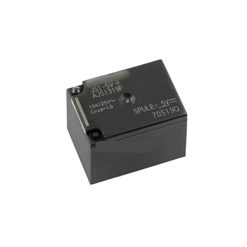 Relé JS1-12V para proyectos de domótica casera y automatización de luces con 5 pines 10A 2