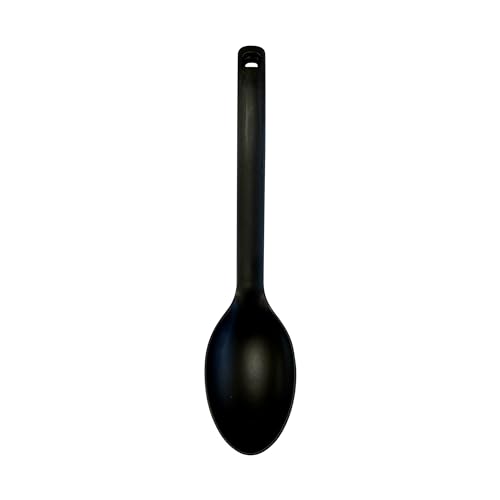 Fox Run Nylon Stirring and Serving Spoon, Black, 12.5″