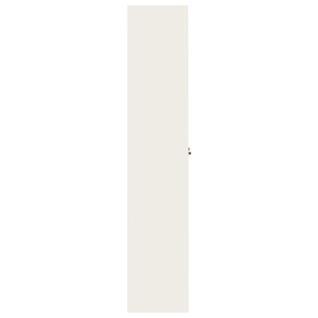 vidaXL Armario archivador de Acero Blanco 105x40x180 cm, archivador, Unidad de Almacenamiento, gabinete de Almacenamiento de Oficina