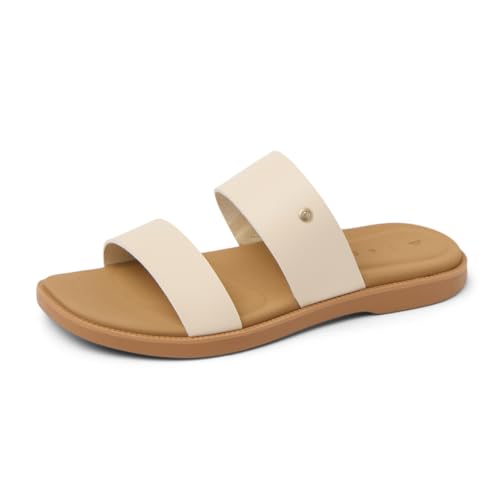 REEF Sunny Alisah Womens Fashion Slide Sandal, Soft Molded Footbed, Arch Support, Vintage, 10