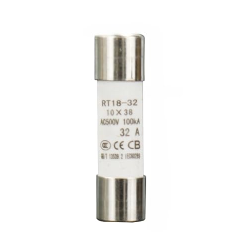 Cartouche fusible céramique R015 RT14-20 6A cylindrique pour boîtier de protection