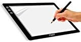 PA4 18" (A4) Ultra Thin LED Light Pad Tracing Box with 10 PCS A4 Paper and 1 Drawing Glove