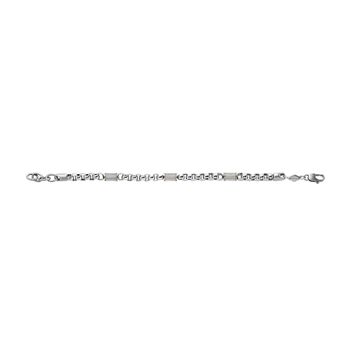 Image of Fossil Men's Plated Stainless Steel Engravable Personalized Gift ID, Chain or Cuff Bracelet for Men