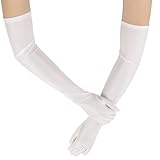 Matériau: longs gants fabriqués en élasthanne, durable, lisse et confortable, coutures décentes et aspect brillant.