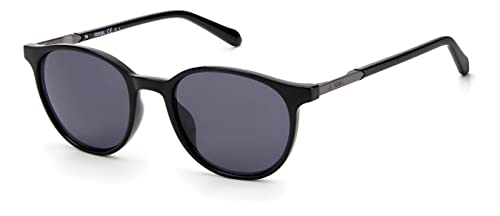 Fossil Men's Male Sunglass Style Fos 3124/S Oval, Black/Gray, 51Mm, 20Mm #TOP12