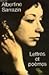 Lettres et poemes - SARRAZIN ALBERTINE