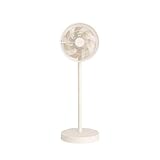 CREATE / AIR STAND FOLDABLE/Ventilador plegable de pie blanco roto/Sistema de oscilación automática de 75°, altura regulable, 3 velocidades, silencioso, 50W