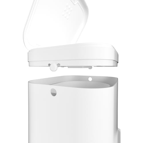 Image of Silent Diaper Bucket with Deodorizer, HDPE Structure, Locking lid