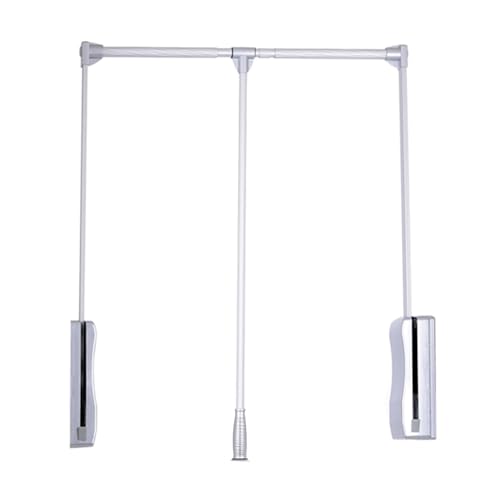Économie d'espace de dressing avec cette tige de garde-robe extensible