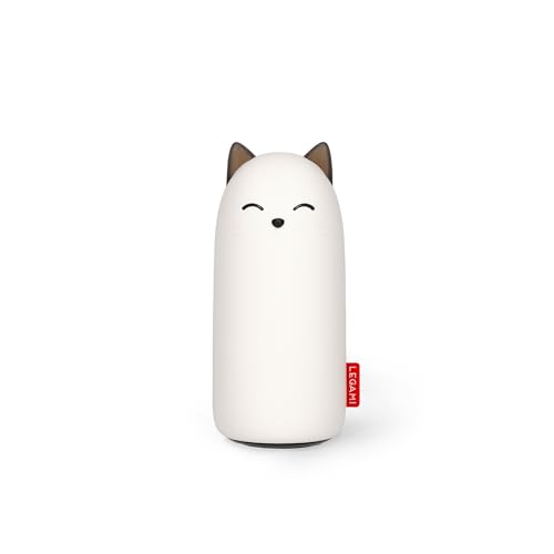 Legami - Power Bank Meow, Batteria ricaricabile, Cavo USB Tipo C Incluso, 5000 mAh,Batteria a Litio di alta Qualità, Power Bank Portatile, 4 x 9.5 cm