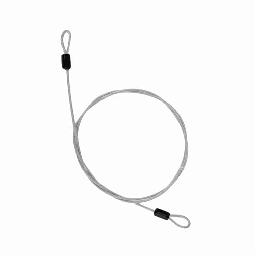 Candado de cable de acero Sonew, color plata miniatura 3