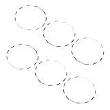 DIKACA Set 6 Pezzi Anelli Distanziatori in Rame 29,5 Mm per Movimento Orologio Nh35/nh36, Anelli Fissaggio Cassa Orologio Metallo per Riparazione Orologi da Uomo e Donna, Supporto