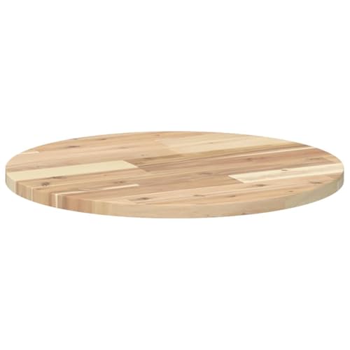 Plateau de table rond en acacia de 50 cm pour customiser vos tables d'appoint