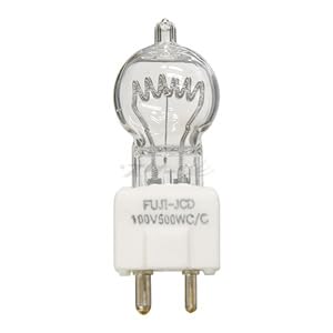 Amazon | 富士電球 ハロゲン電球 JCD 光学用ダブルコイルタイプ GY9.5