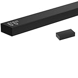 Gyykzz 42' Cable Railing Stair Post Bundle with Stainless Steel Black Handrail