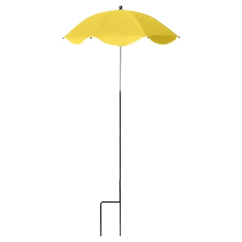 Sombrilla para plantas de 60 cm con protección solar UPF50+ para terraza y macizo de flores