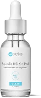 Salicylic 10% Gel Peel, Breakout and Pore Minimizer and Cleanser, 15-30 Full Facial Chemical Peels, 1 fl oz. e, 30 mL – Perfect Image