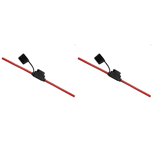 Offgridtec 6mm² Standard-Flachsicherungshalter für KFZ Flachsicherungen (Packung mit 2)
