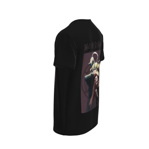 Girl/Boy T Shirts Funny Short Sleeve Tees for Full Metal Alchemistes Top 6