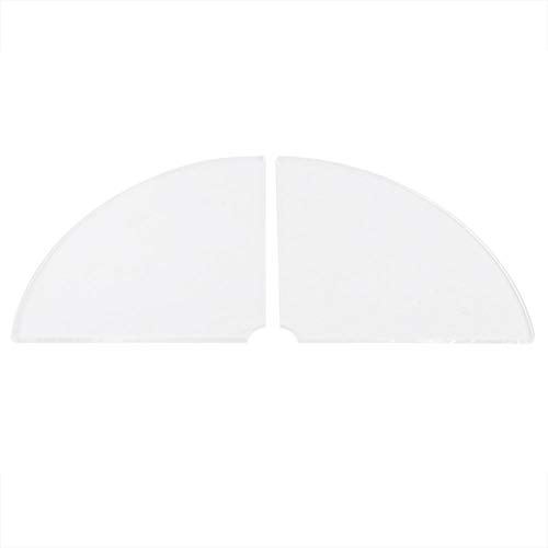 Radiale hoekplank 2 stuks acryl radiale hoekplank Wandgemonteerde zwevende planken Home Decor(Doorzichtig) - Image 5