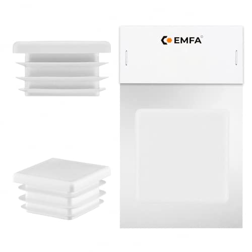 EMFA Lamellenstopfen 50x50 mm Weiß 1 Stück