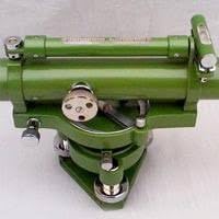 Professional Surveying Dumpy Level, Green Aluminum and Brass Construction