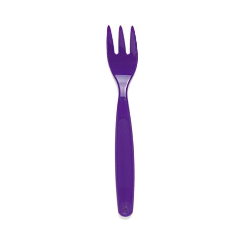 Harfield 17cm Purple Polycarbonate Forks Pack Cover
