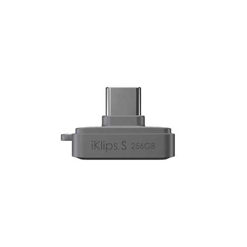 Image of ADAM elements SSD Flash Drive-iKlips S USB-C Nano Touch Fingerprint SSD 256GB for iPhone 15 /16 /17 Series