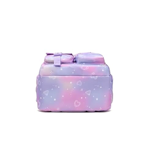 Image of MATMO Backpacks for Girls, School Backpack Kids Student Bookbag Travel Daypack (Purple)