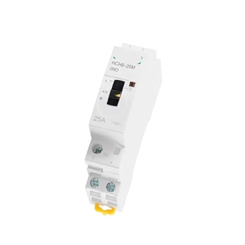 Contacteur modulaire avec interrupteur manuel HCH8s-25M 2P 230V pour tableau électrique