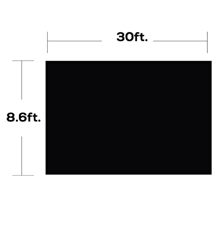 Image of Eloies Professional (Heavy Duty Thick Lekra Polyester Fabric) Black Backdrop for Photography Video Making Photoshoot Background for Photography Recording Photo, Photoshoot (8'.6 inch Feet x 30 Feet)