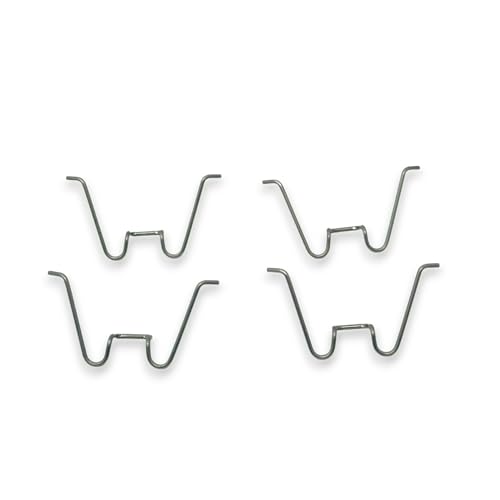 Pinces de fixation S6 Unity U-6598 robustes en métal argenté de qualité
